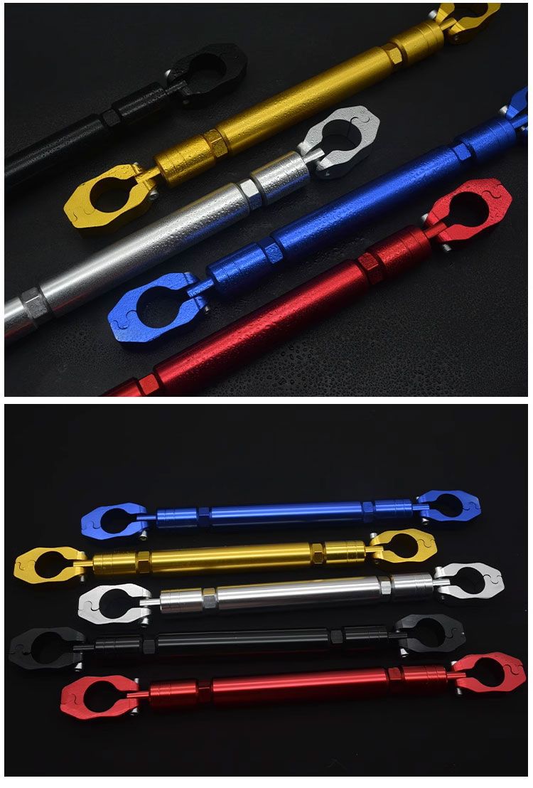 Motorcycle faucet handlebar crossbar little monkey pull rod bracket expansion Balance Bar modified off-road calf reinforcement bar