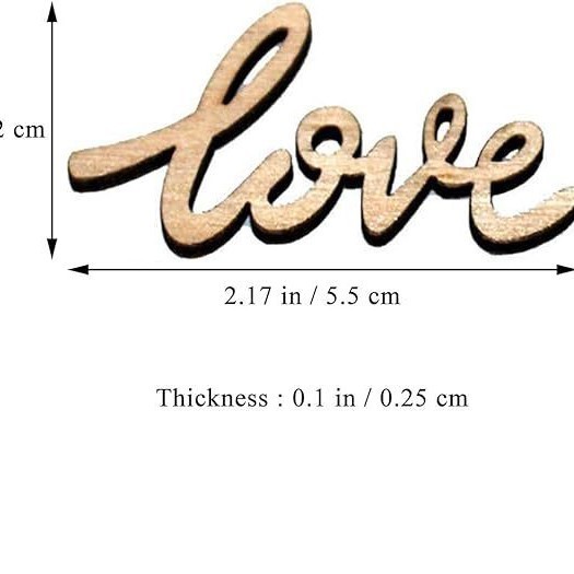 国境を越えたアマゾンバレンタインデーloveアルファベット置物寝室デスクトップ工芸品木ブロックパーティー木製置物|undefined
