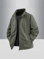 Men’s autumn jacket, quick‑dry, universal relaxed fit, plus sizes