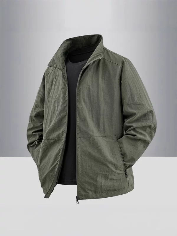 Men’s autumn jacket, quick‑dry, universal relaxed fit, plus sizes