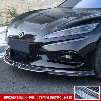 Big Surrounded: modification, front spoiler, side skirts - front-bumper-real-carbon-fiber