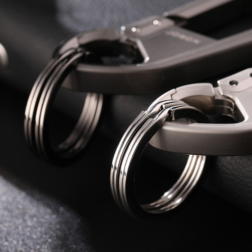 Jobon China Car Keychain Pendant Business Men Simple Waist Hanging Metal Keychain Gift Factory Wholesale