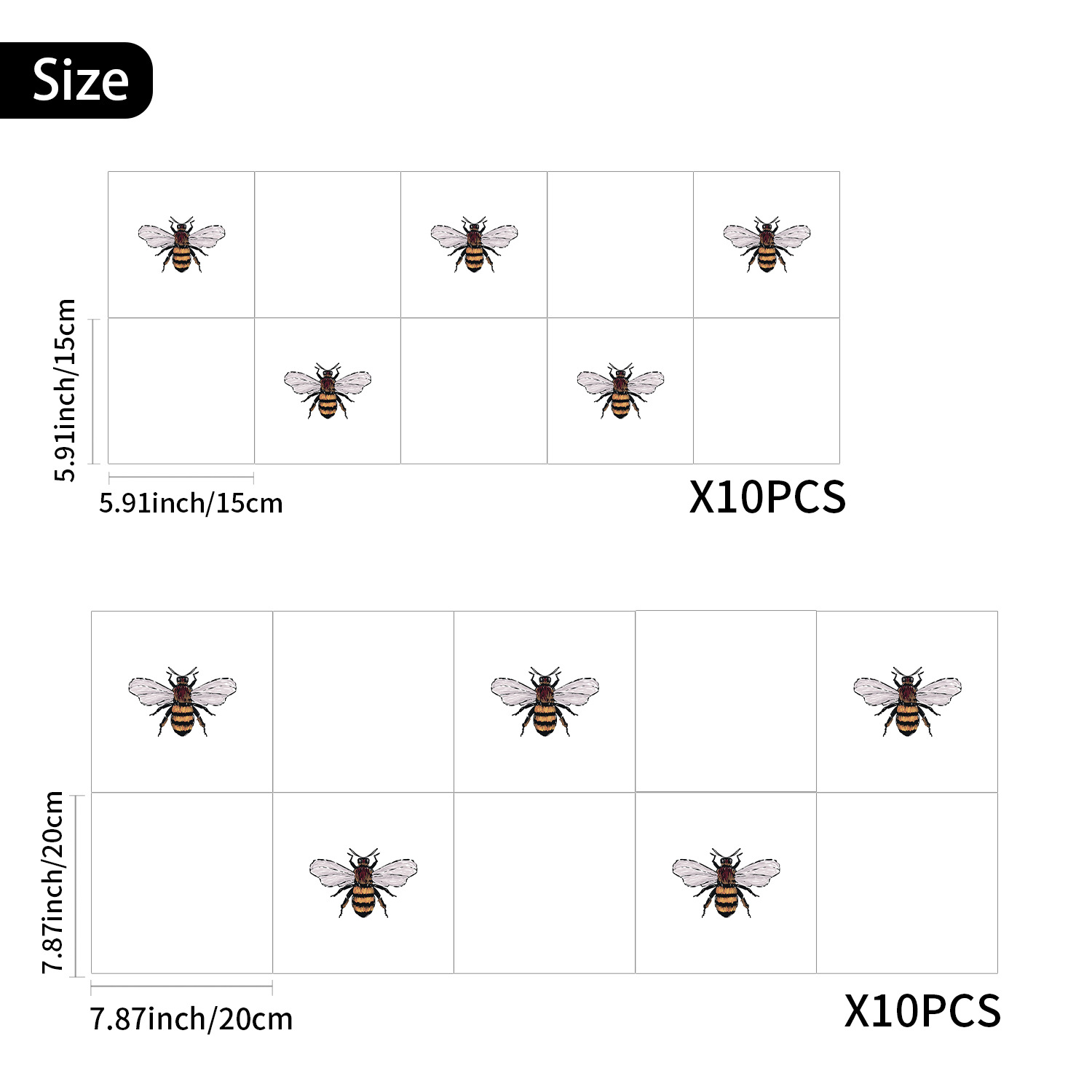 15X15CMX10PCS