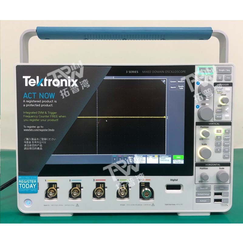 泰克Tektronix 500MHZ 四通道 MDO34 混合域数字示波器