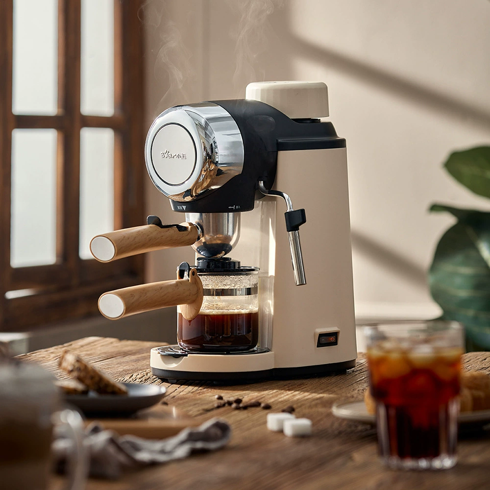 Bear coffee machine KFJ-A02R2 home Italian semi-automatic 5BAR pump pressure steam high-pressure extraction of milk brewing