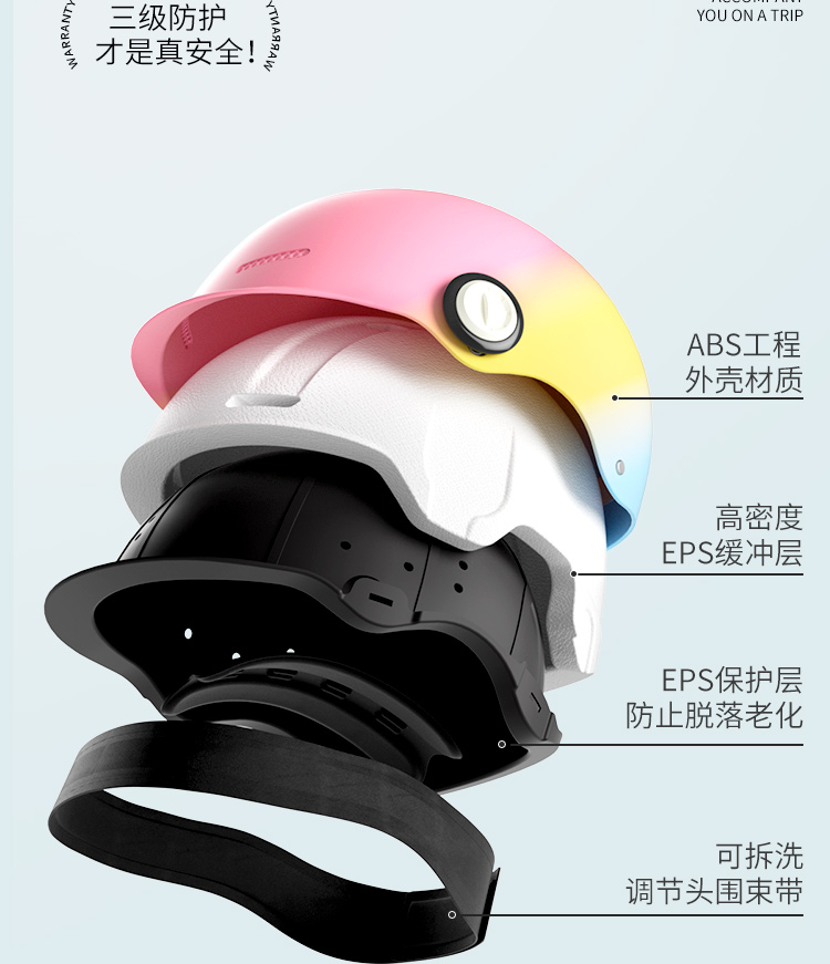 AD Electric Vehicle Helmet 3C Certified Men's and Women's Half Helmet Summer Sunscreen Battery Motorcycle Helmet Anti-UV
