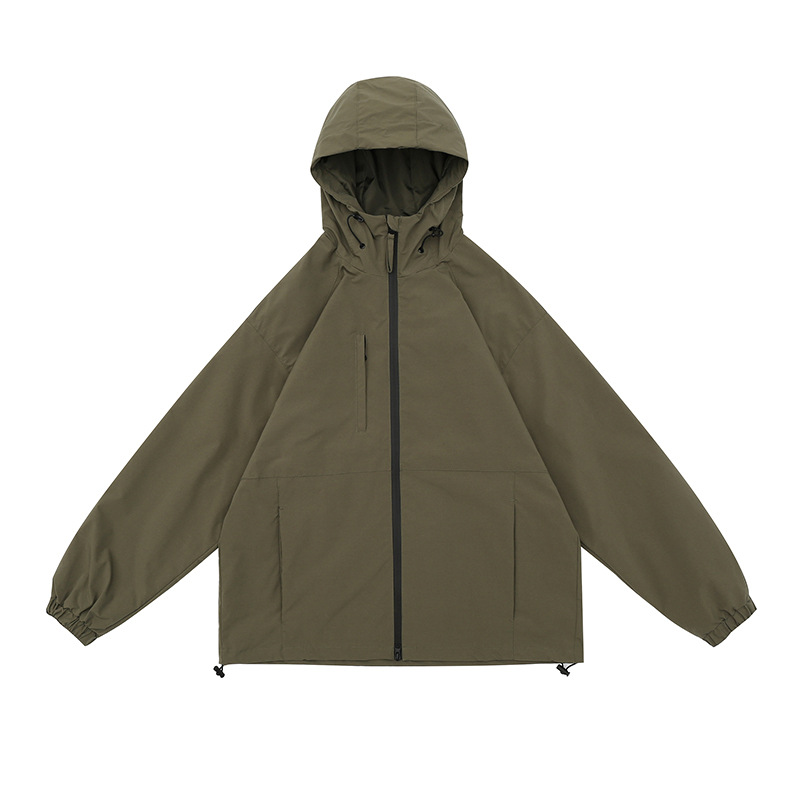 Rumeng DuPont chaqueta de tres pruebas de primavera y otoño chaqueta de camping al aire libre impermeable transpirable montañismo traje pareja color sólido