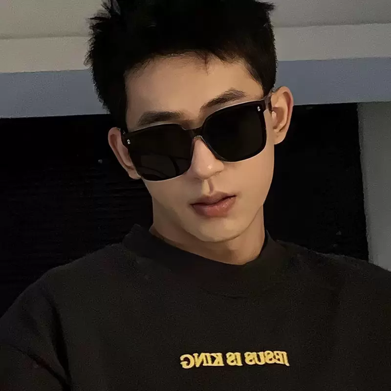 （专）gm新款墨镜男士大脸痞帅偏光防紫外线太阳镜女潮近视眼镜开