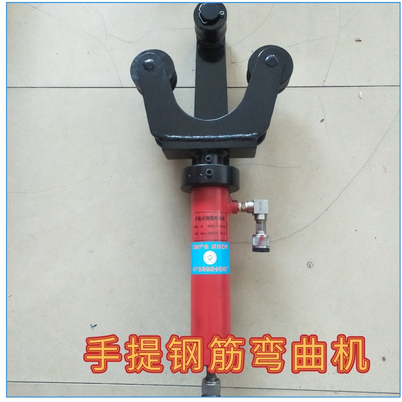 桩头钢筋折弯机 螺纹钢弯曲调直机 DJW28液压钢筋拉弯调直机