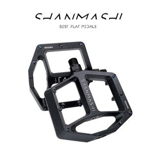 SHANMASHI Lightweight Magnesium Aluminum Alloy Flat Mountain Bike Pedal Bicycle Comfortable Large Pedal 3 Bearings