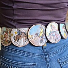���R�dCharles Russell&ndash;Inspired Belt�頖˹&middot;�_���L�������b�