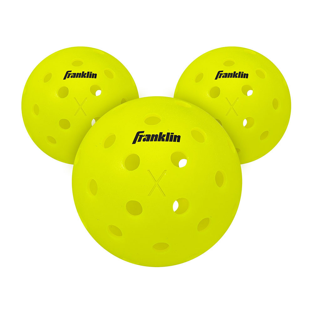 Cross-Border Pe Rotational Molded Ball Franklin Pickleball One-Piece Molded 40-Hole Frosted Rotational Molded Pickleball