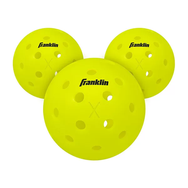 Cross-Border Pe Rotational Molded Ball Franklin Pickleball One-Piece Molded 40-Hole Frosted Rotational Molded Pickleball