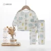 210003 long sleeve set animal park summer style