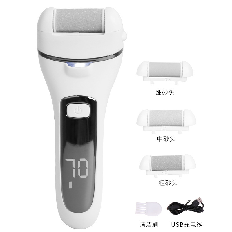 クロスボーダー電動足磨き器死皮除去繭美足修足工具二段はLEDを調節できます。|undefined