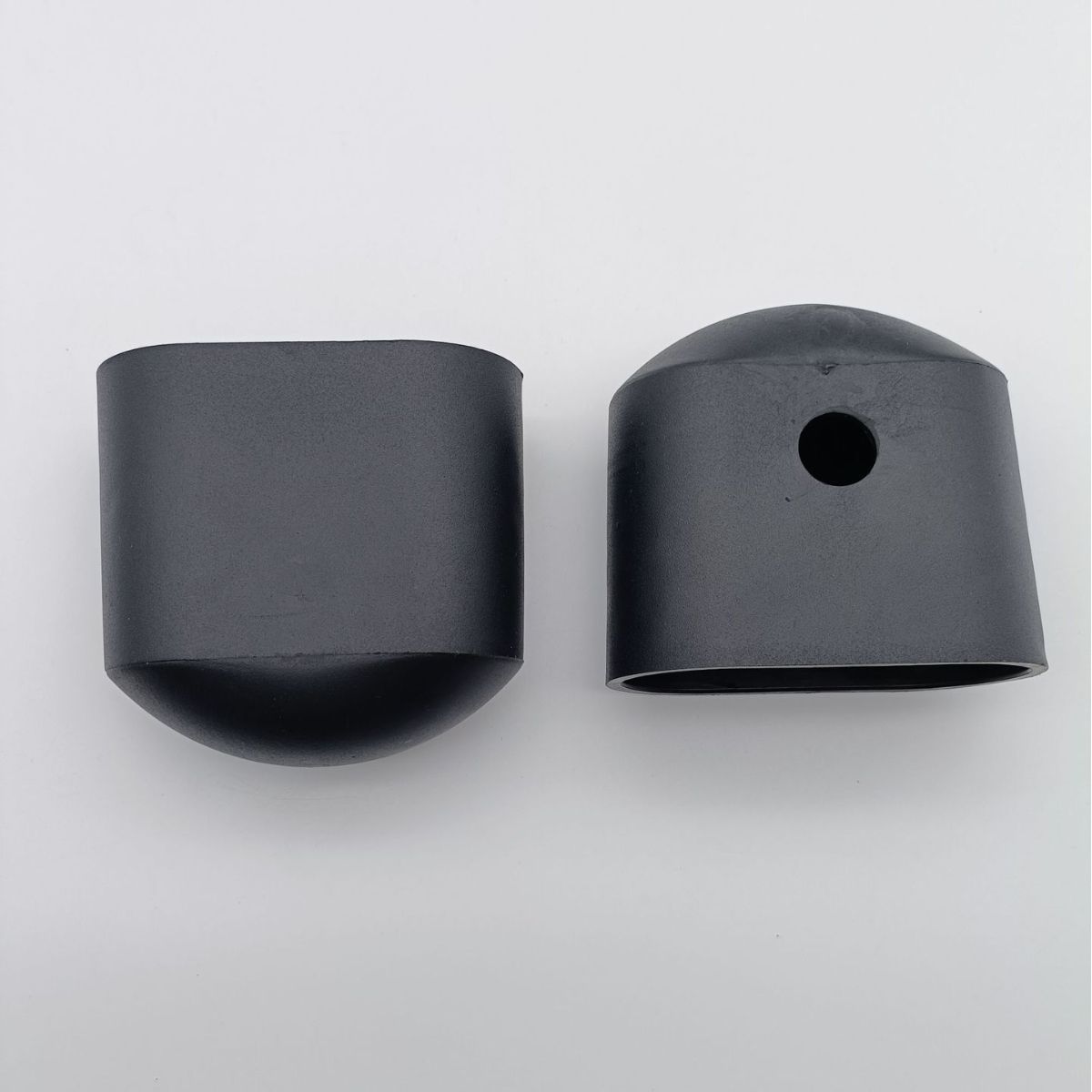 50*100mmPP材质健身器材器械配件椭圆脚套管套封盖外套家具桌脚