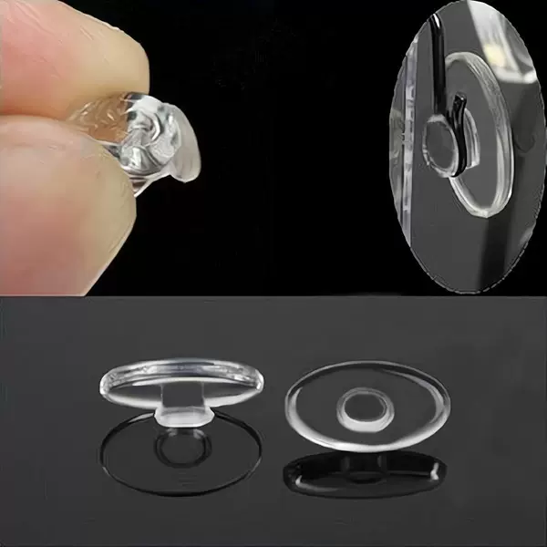 Glasses Accessories Casket Silicone Nose Pad Seamless Non-slip Hollow Soft Silicone Ultra-light Decompression Nose Bridge