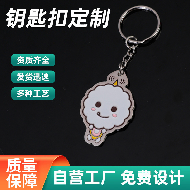 Metal Keychain Tag Custom Keychain DIY Commemorative Badge Pendant Keyring Production Engraved Business Gift Metal Keychain Tag Custom Keychain DIY Commemorative Badge Pendant Keyring Production Engraved Business Gift