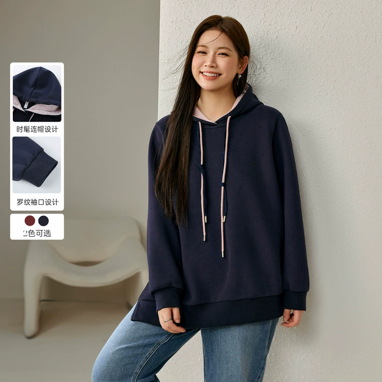 [Сладкий и прохладный ветровый свитер] Модная индивидуальность для женской одежды большого размера