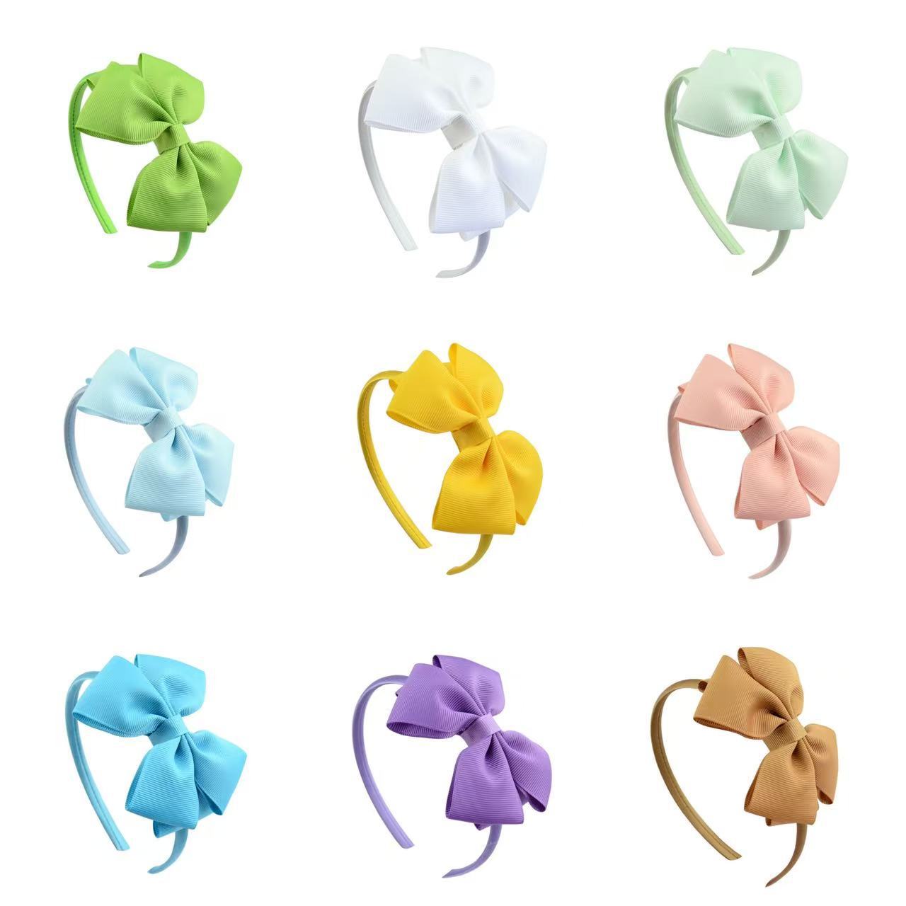 Haarband met strik voor meisjes haaraccessoire met textuur_voghion.com