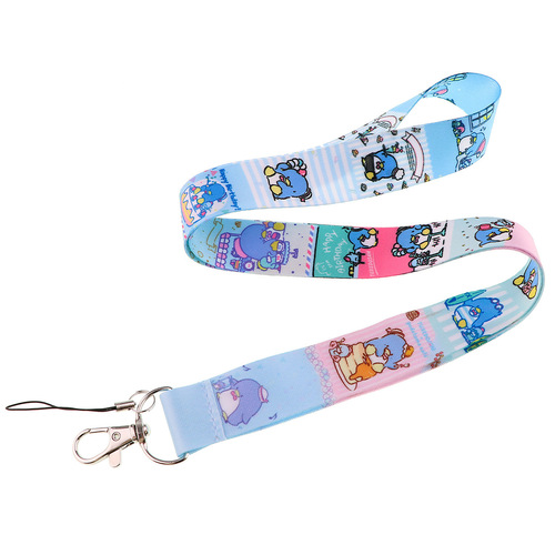 Cute cat and dog family mobile phone lanyard camera tag lanyard mobile phone chain lanyard office ID accessories