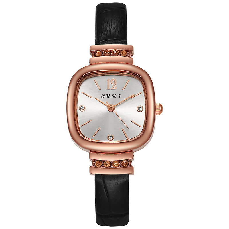 2022 Douyin Live Fashion Gift Watch Student Little Square Watch Ladies Square Watch Little Square Sugar Quartz Watch