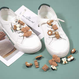 铂佳 2022秋冬款空军一号鞋带扣帆布鞋装饰扣PVC小白鞋卡扣可拆卸