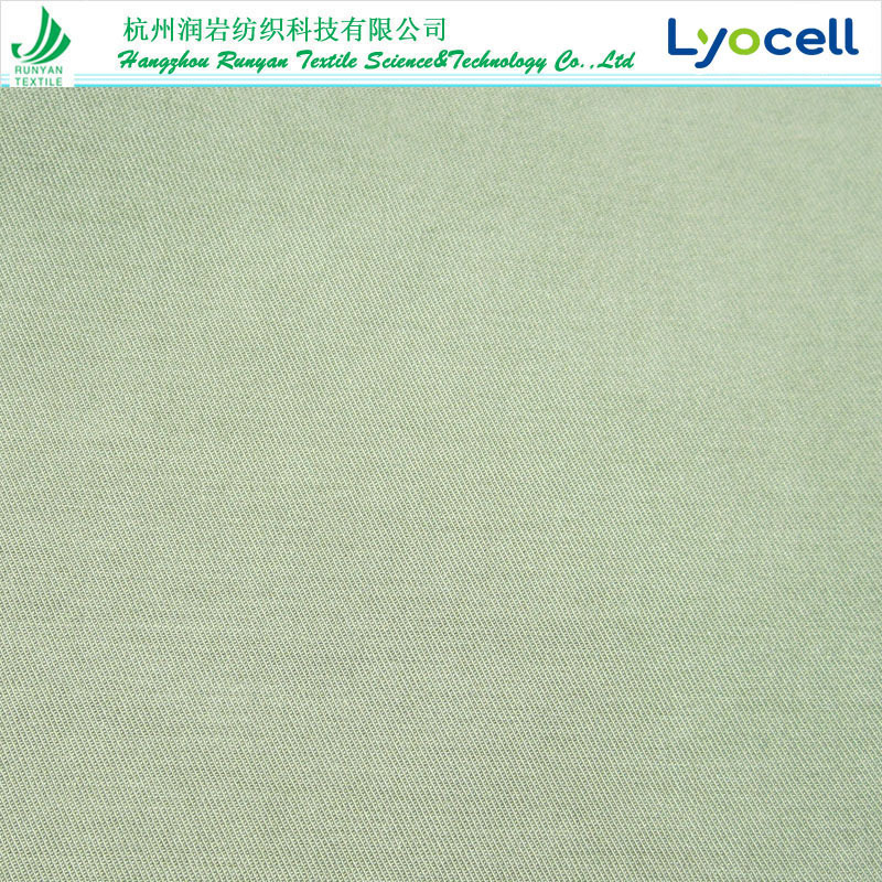 200gsm天丝棉弹力斜纹面料40*32+70D莱赛尔棉弹力双面斜面料