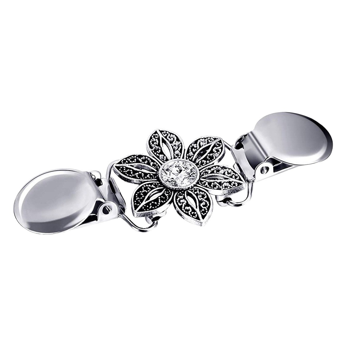 Venta caliente transfronteriza Otoño e Invierno moda pelo chal clip anti-exposición escote clip bufanda anti-Escote broche