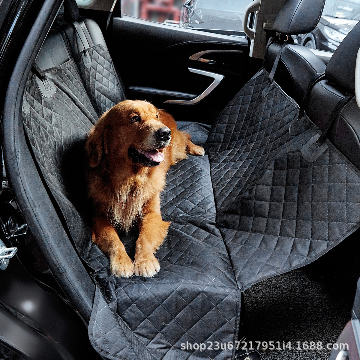 Cojín para automóvil para mascotas de Amazon transfronterizo Cojín para automóvil para perros Asiento trasero Cojín antisucio para perros artefacto