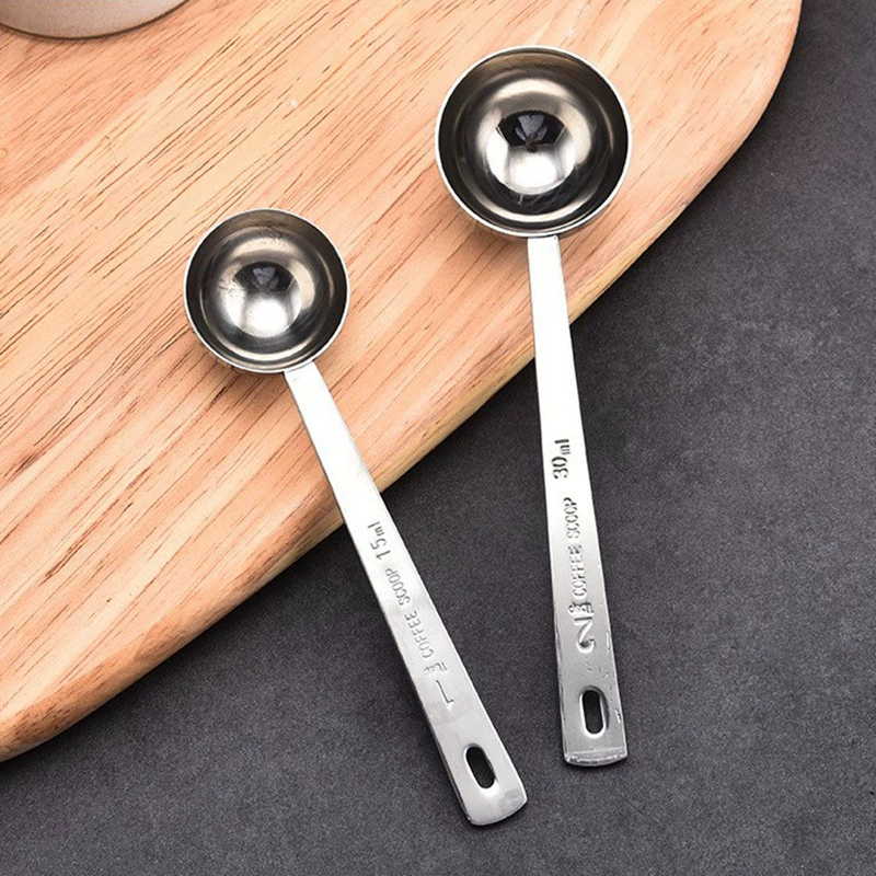 Coffee measuring spoon stainless steel, milk powder, increased thickness, 15 ml