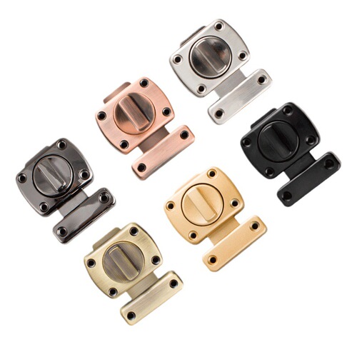 Alloy latch door bolt anti-theft bathroom bedroom anti-lock artifact spring snap hasp safety push-pull surface-mounted