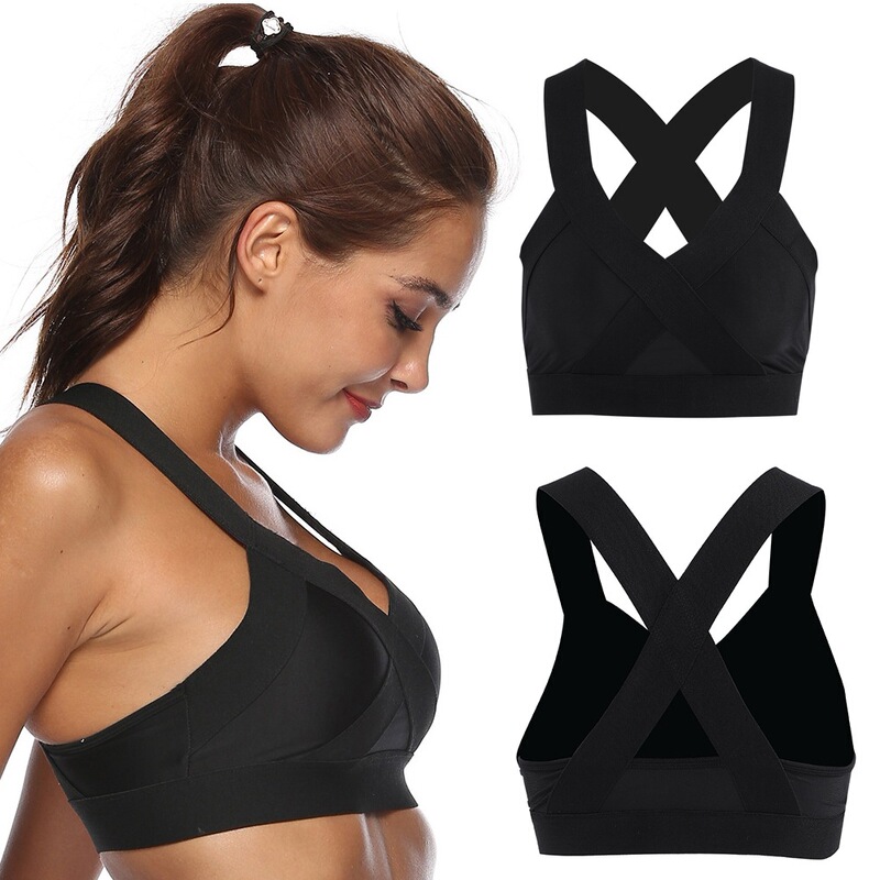 European and American Fashion Fitness Bra, High-Intensity Sports Wire-Free Running Yoga Back-Beautiful Intimates Bra
