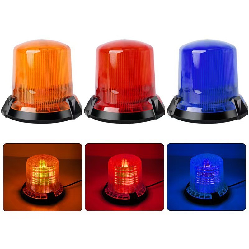 A variety of warning lights with complete specifications and colors, LED strobe lights, solar-powered cigarette lighter warning lights, magnetic suction warning lights