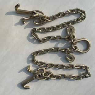 Manganese steel chain grade 70 with RJT hook hook chain factory wholesale flat scooter galvanized trailer American standard chain