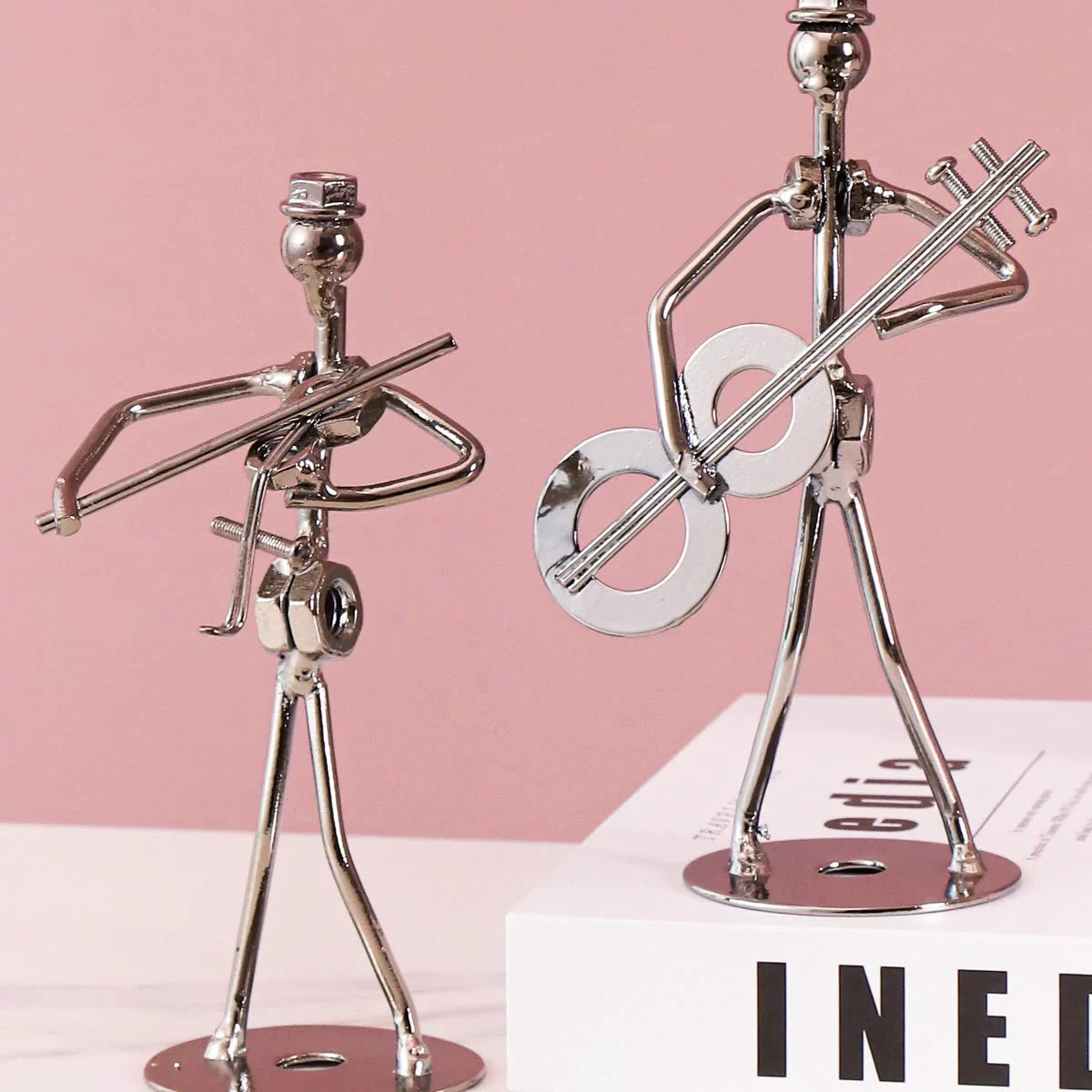 Железная группа Маленький железный человек металлические поделки простой стиль креативный подарок на день рождения