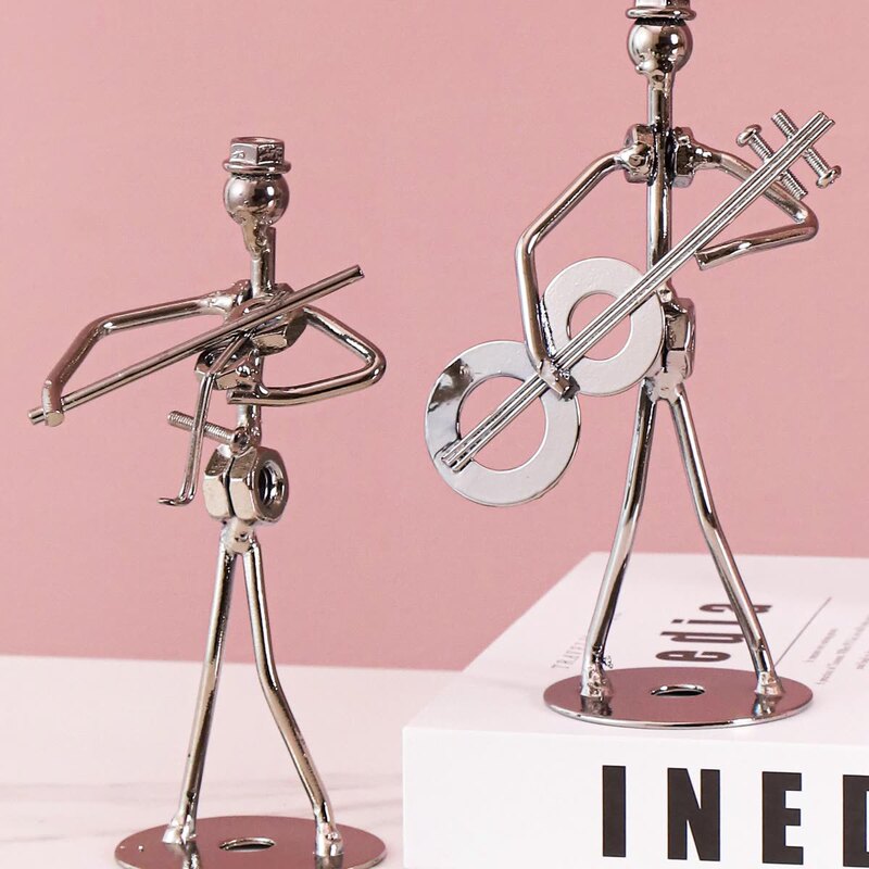 Iron Band Iron Man Metal Crafts Simple Style Creative Birthday Gift Bedroom Desktop Decorations