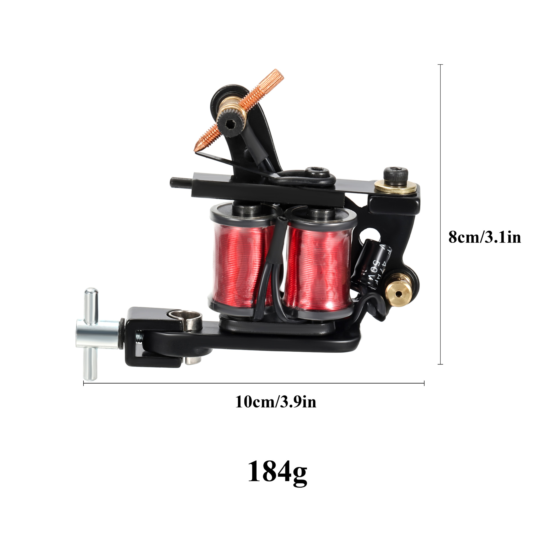 Máquina de bobina transfronteriza, motor, máquina de tatuaje tradicional, máquina de corte de alambre, equipo de tatuaje de niebla al por mayor.