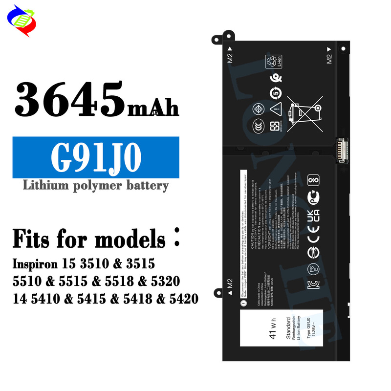 Suitable for Dell G91J0 Laptop Battery Inspiron15 3510 3515 5510 5515 5518