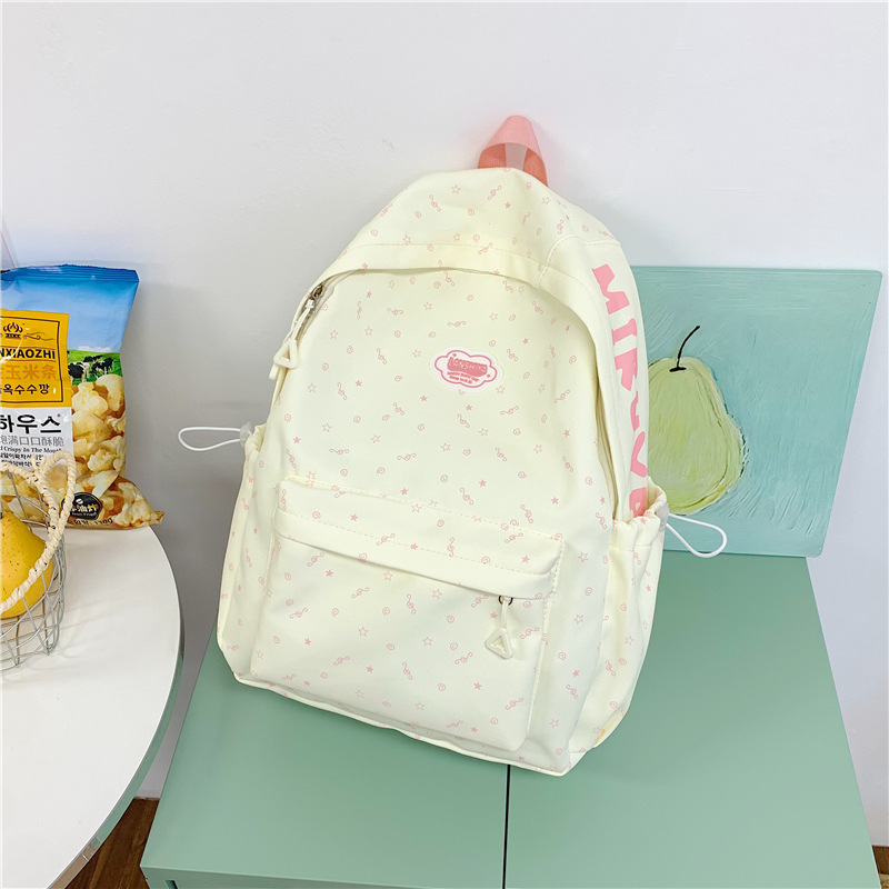 Mochila Escolar a Lunares para Estudiantes de Nylon para Escuela image 9