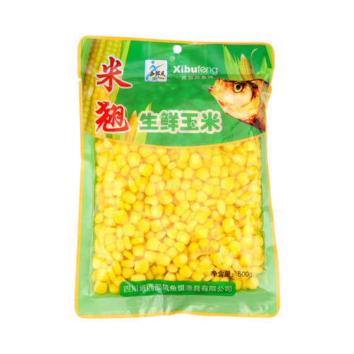 Western-style rice-shaped fresh corn Wanglaotan sweet waxy corn-shaped carp, grass and bream bait nest material 48 bags/box
