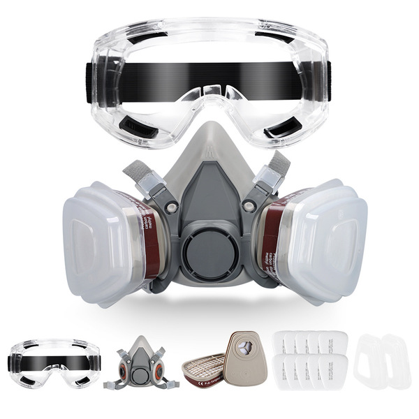 Anti -toxic mask spray paint pesticide chemical and repair gas…
