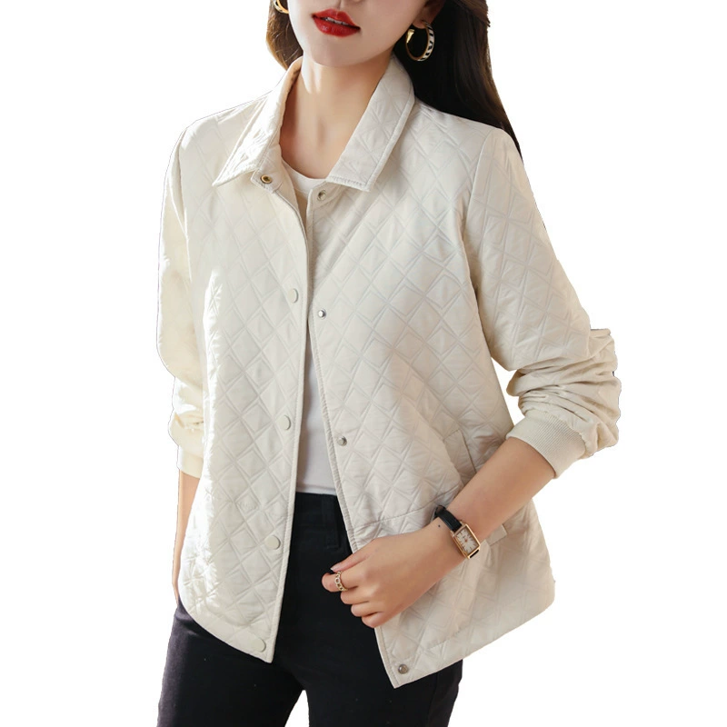 Spring autumn fashionable short jacket for mother, Chanel style, 2024 years, loose fit, western style