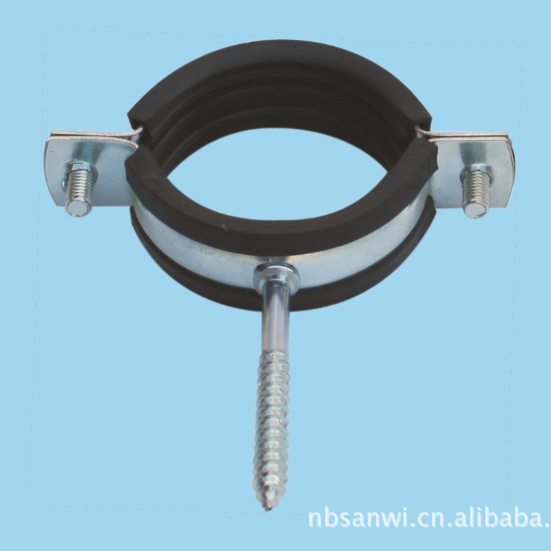 跨境供应重型带胶管卡管道夹下水管道夹紧固件SW-05卡管夹批发