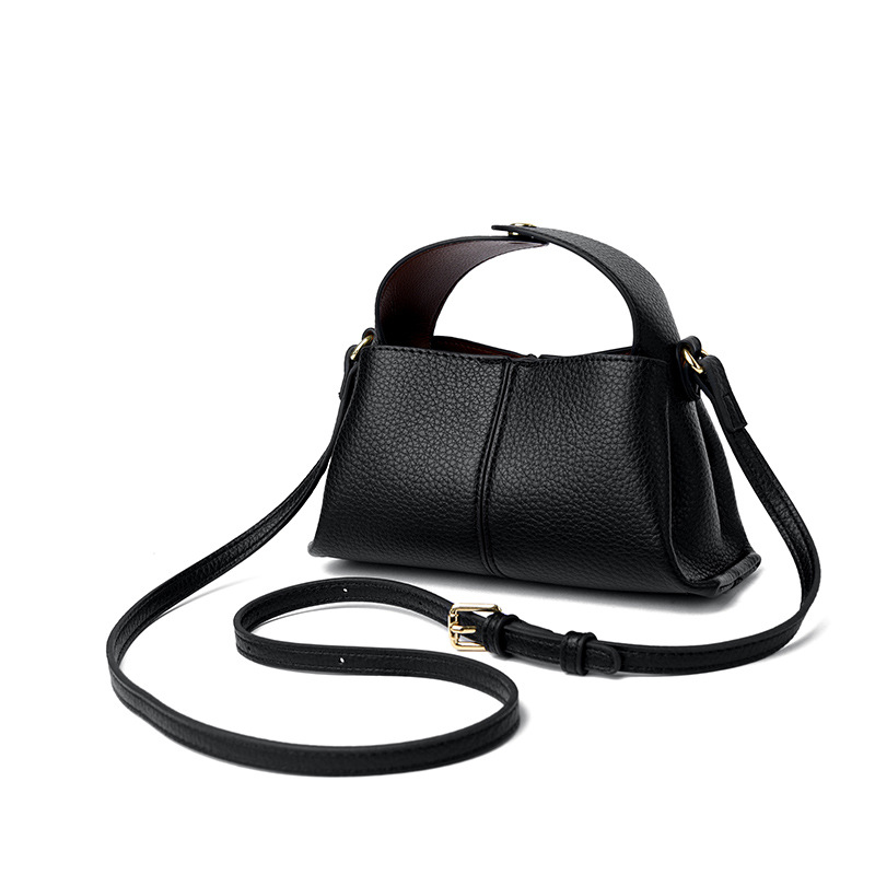 Medium Size Women's Medium Pu Leather Solid Color Streetwear Square Magnetic Buckle Shoulder Bag
