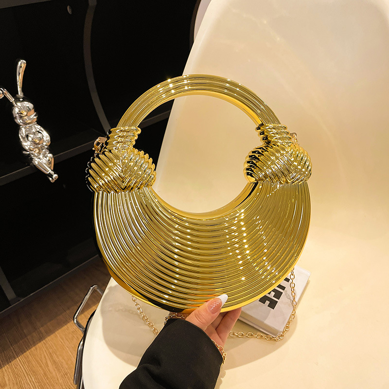 Bolsa transversal transparente acolchoada de nicho, exclusiva, em acrílico, para mulheres, modelo 2025, inspirada na moda europeia e americana._voghion.com