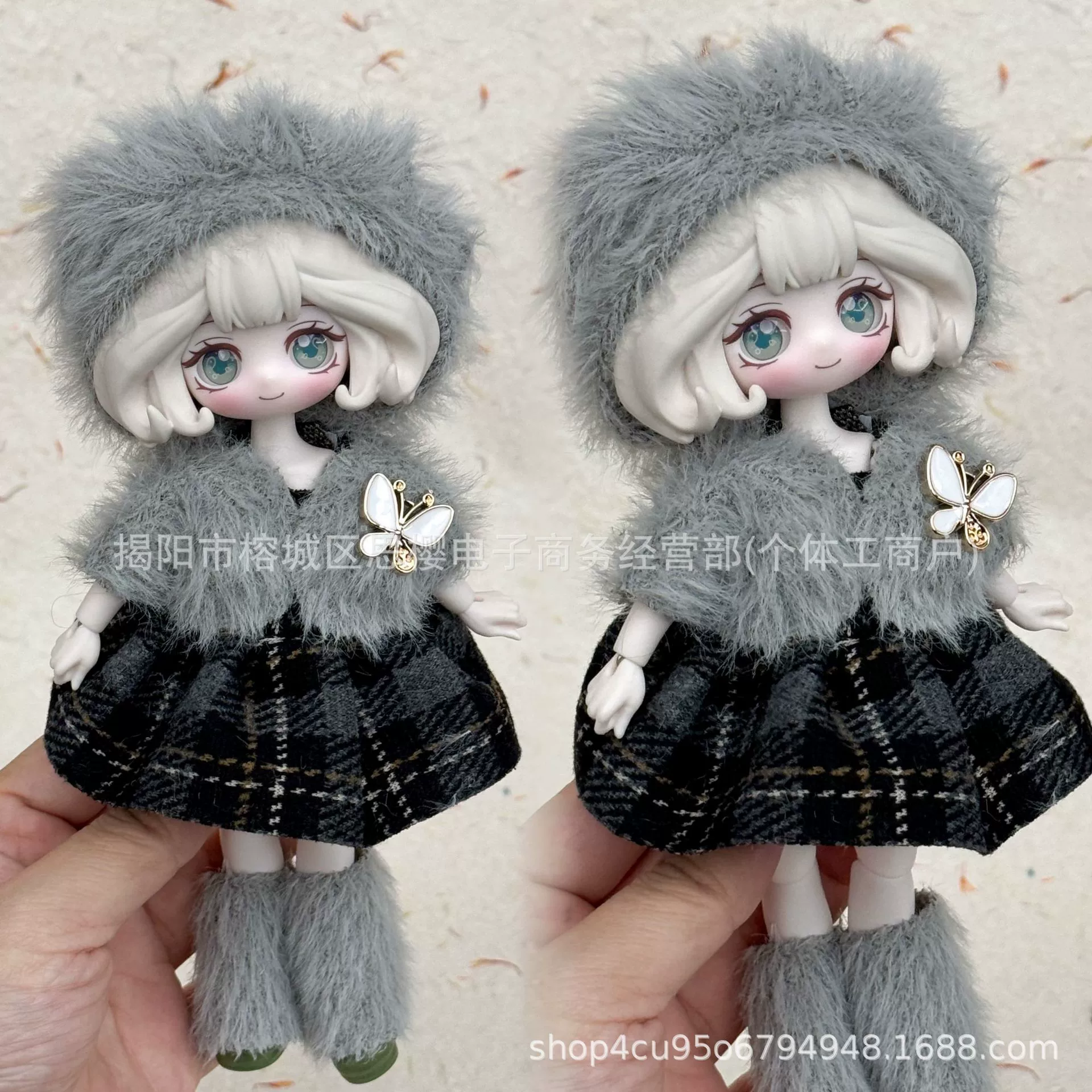 Набор одежды для куклы 8 очков bjd 12 очков ob11 11–17 см Ah Ti Bang Ni Tu Penny Beast Boy Clothes