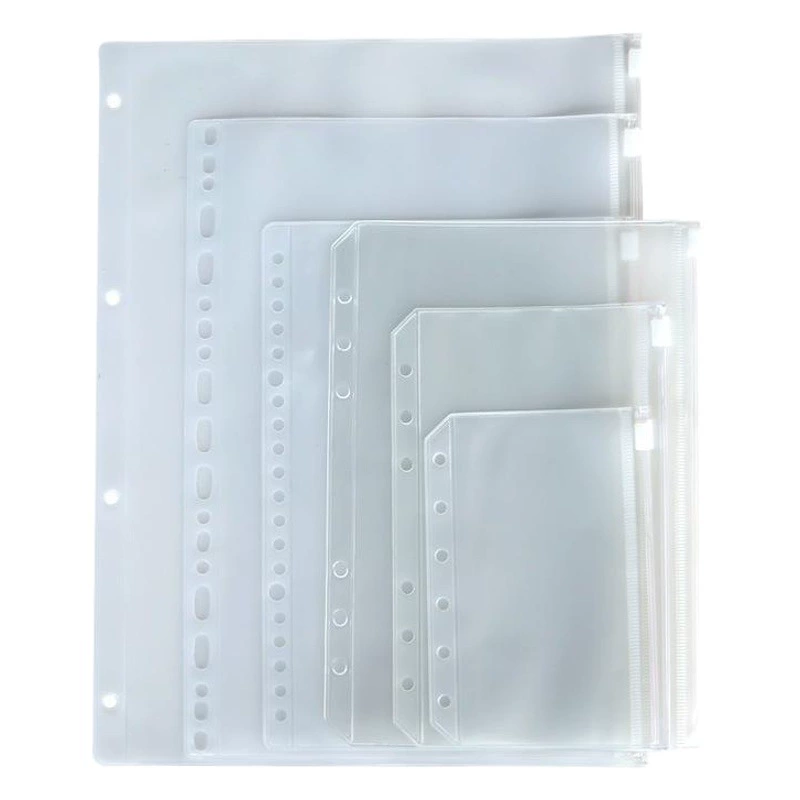 Лазерный матовый полупрозрачный переплетный ремешок A4B6A7, 6-кольцевой переплет для ежедневника или блокнота.