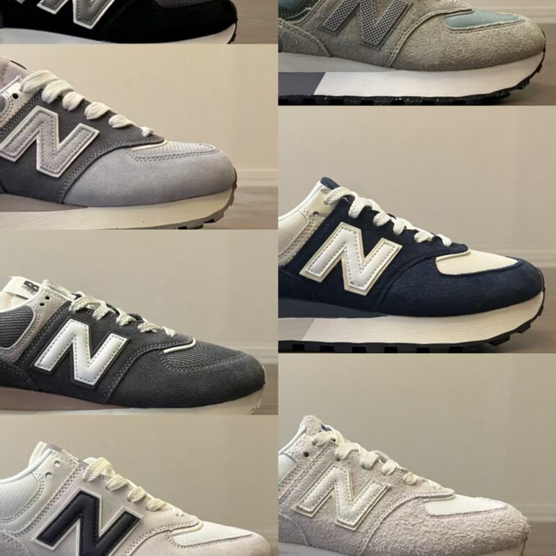 New Balance 574 Pure Original Version Low-Top Retro Casual Sports Jogging Shoes