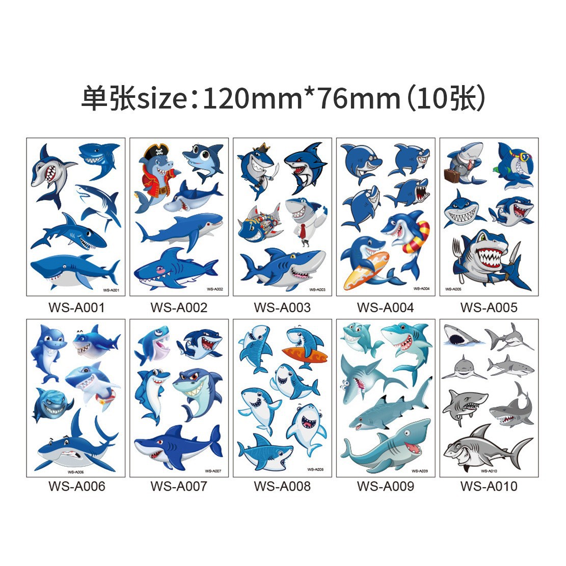 Set de Tatuajes Temporales Infantiles de Papel para Cuerpo image 10